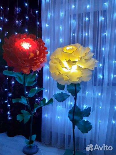 Ростовые цветы, торшер