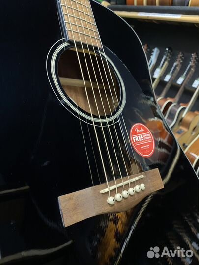 Fender CD 60 BLK WN акустическая гитара (Новая)