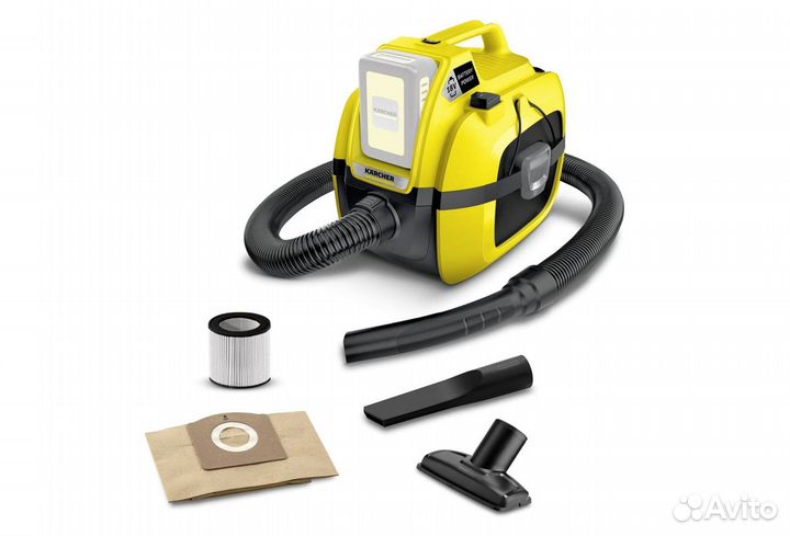Пылесос беспроводной Karcher WD 1 новый