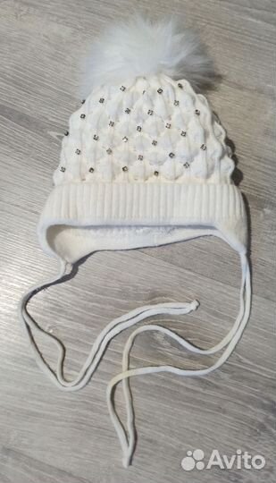Шапка зимняя для новорожденных