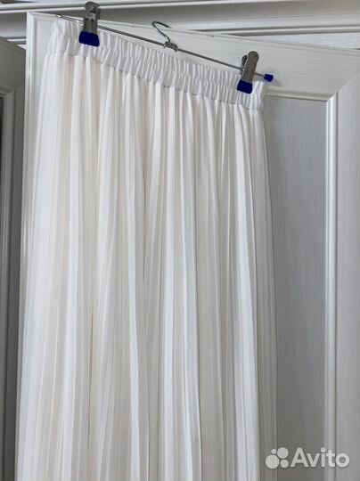 Юбка белая длинная