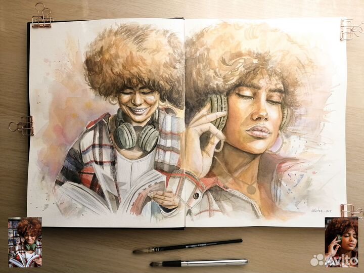 Портрет по фото / Художник