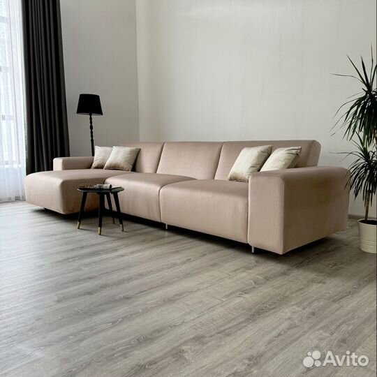 Большой угловой диван раскладной Аурис