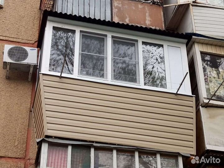 Остекление и отделка балкона