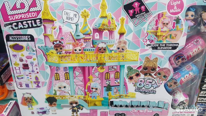 Дом Лол 2/3 этажа большой +куклы