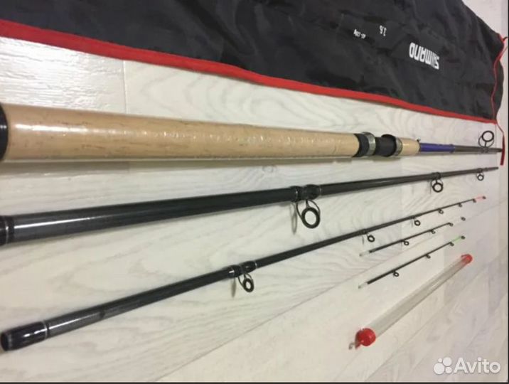 Фидерное удилище shimano в сборе