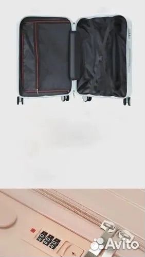 Чемодан на колесах черный