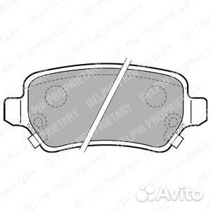 Колодки тормозные дисковые зад