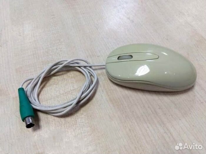 Мышь оптическая Б/У белая PS/2