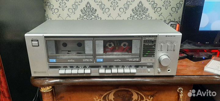Кассетная дека sanyo