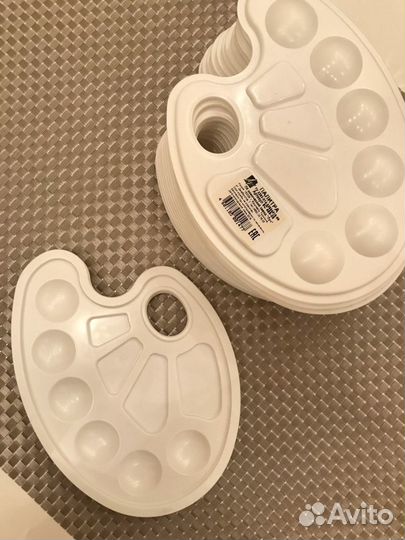 Палитра для смешивания красок, белая