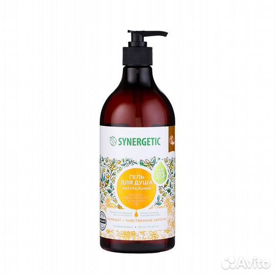 2 шт. Натуральный биоразлагаемый гель для душа syn