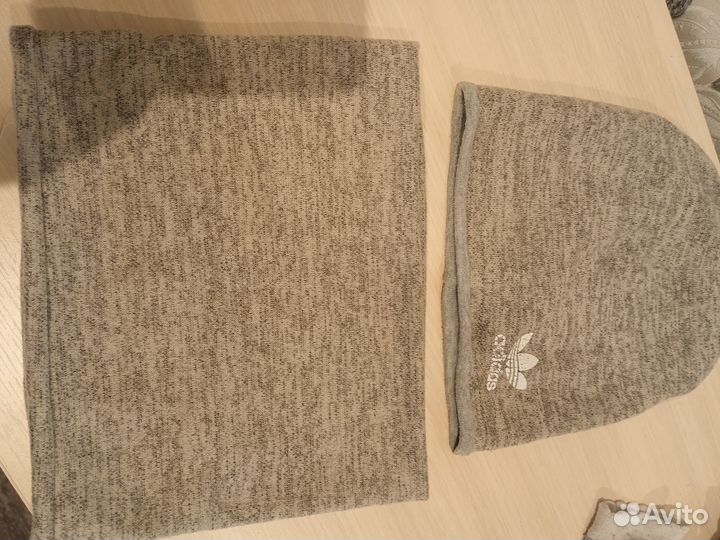 Комплект шапка и снуд для мальчика 2-4 года