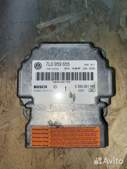 Блок управления AIR BAG Volkswagen Touareg