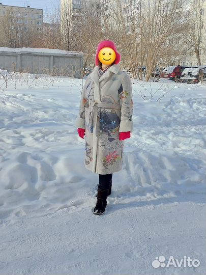 Дубленка искусственная женская 50 52