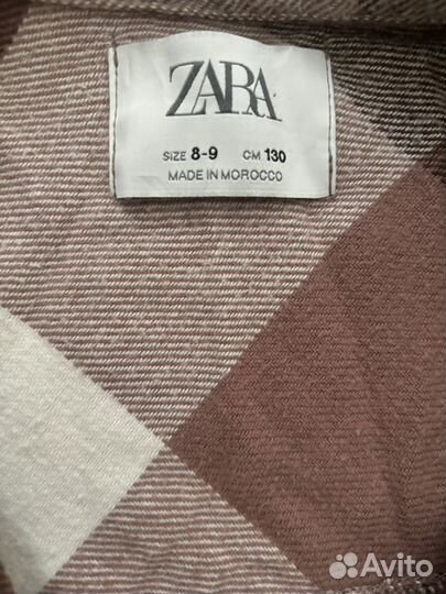 Рубашка для девочки zara 8-9