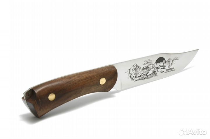 Нож цахур сталь 65x13, рукоять дерево