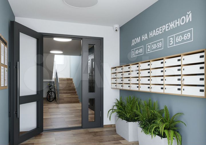 1-к. квартира, 44,5 м², 3/3 эт.