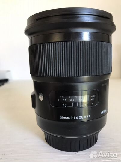 Sigma art 50 mm для кэнон