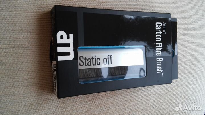 Карбоновая щетка для очистки винила. Новая