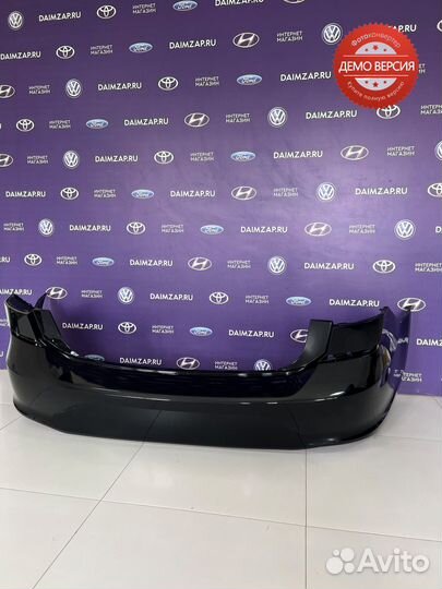 Бампер Задний Volkswagen Polo (2020) / черный