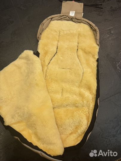 Зимний конверт в коляску из овчины Kaizer