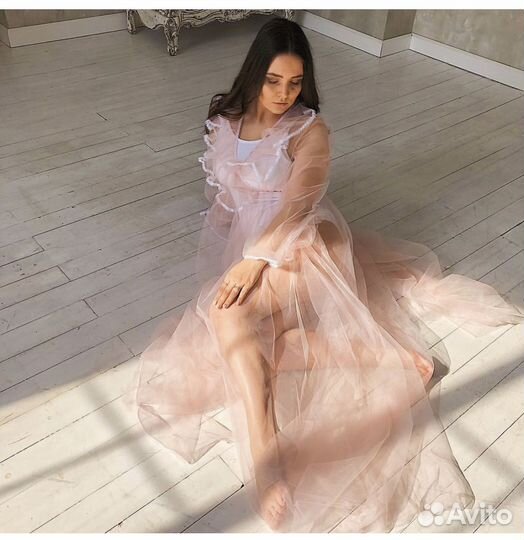 Будуарное платье для беременных