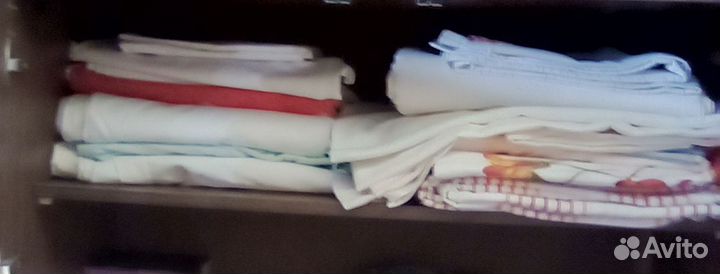 Полотенца, постельное белье, скатерти, шторы. Лён