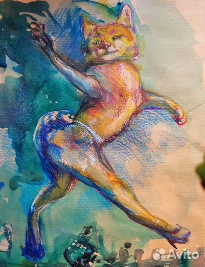 Картина. Авторская иллюстрация. Балет