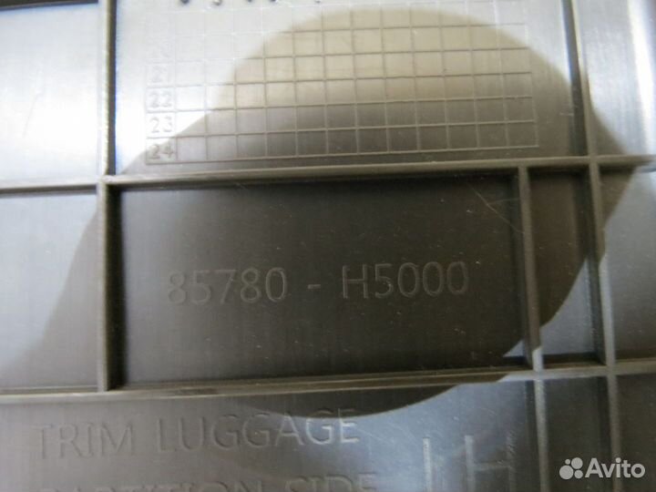 Накладка багажника Hyundai Solaris 2