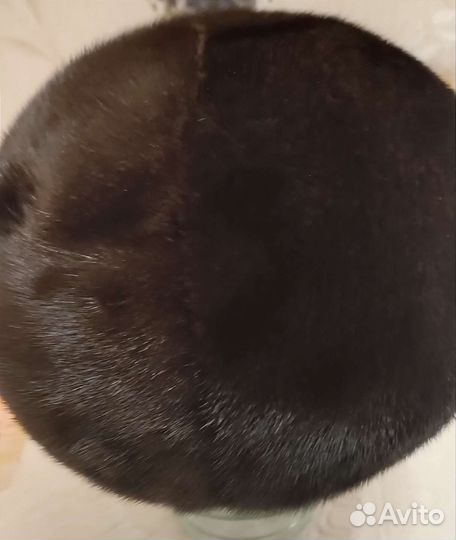 Шапка-берет норковая