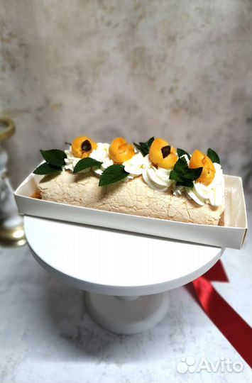 Меренговый рулет на заказ