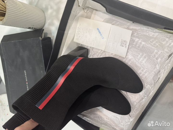 Ботильоны носки tommy hilfiger 38 размер