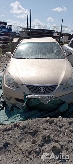 Toyota Camry Solara 2.4 AT, 2003, битый, 200 000 км