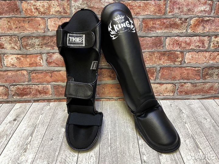 Защита ног Top King Boxing Black