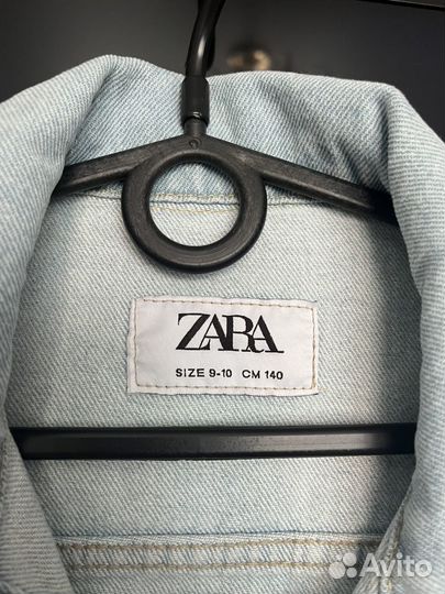 Детская джинсовая куртка zara