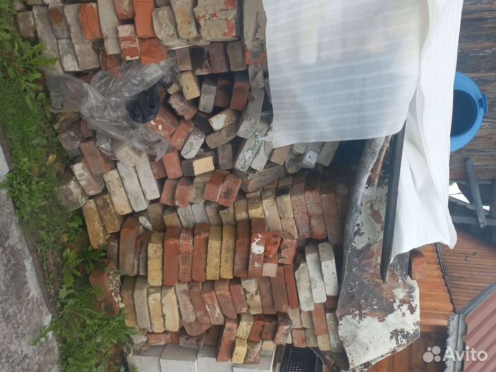 Кирпич красный бу