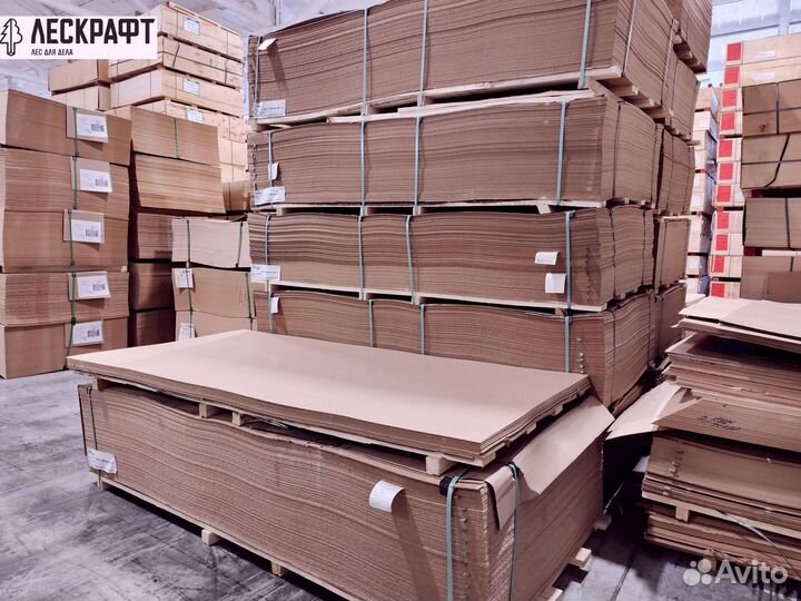 Двп 3,2*1220*2440 мм сорт тсн-40 (1шт2,977 м2)