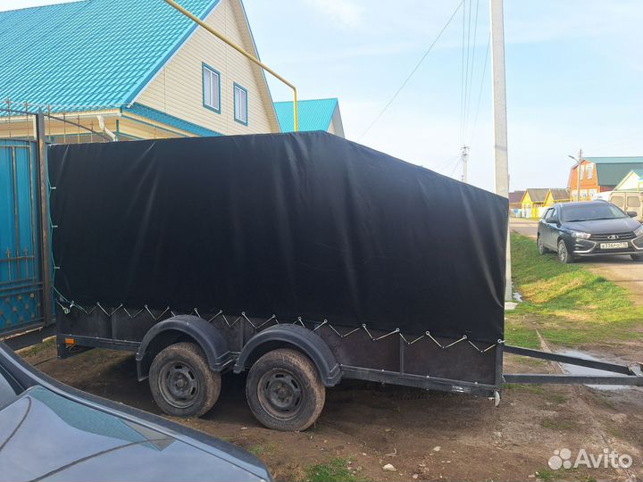 Тент-брезент полога на прицепы и газели