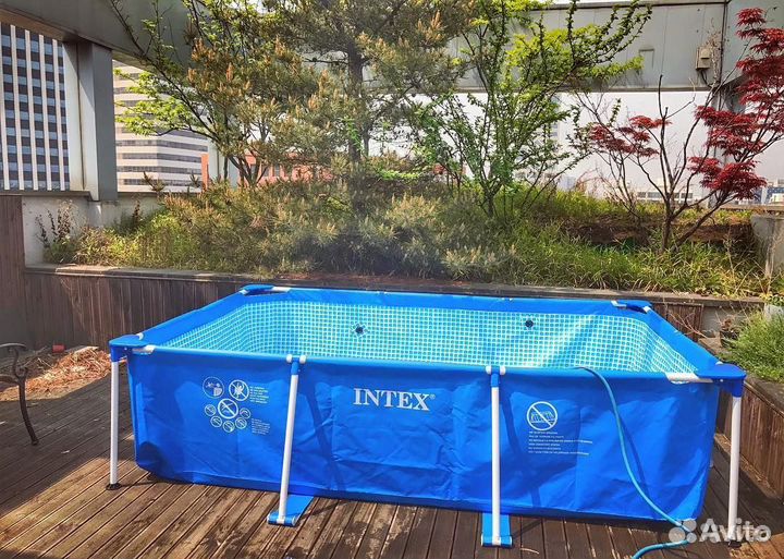 Каркасный бассейн intex bestway