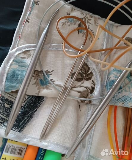 Набор спиц для вязания в чехле