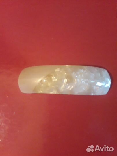 Заколка для волос, молочно-перламутровый