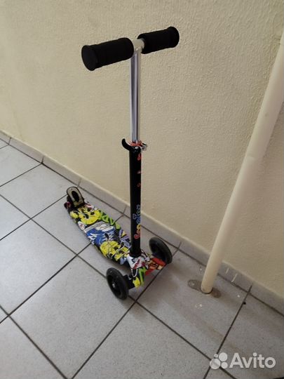 Самокат детский трехколесный бу