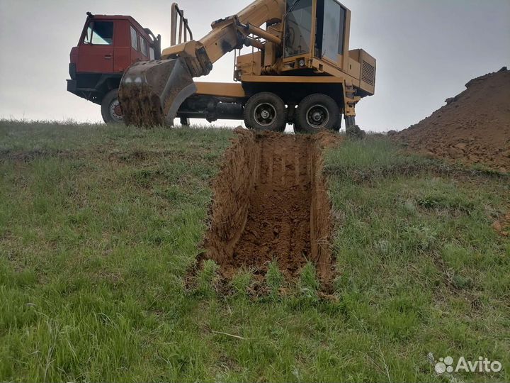 Услуги экскаватора