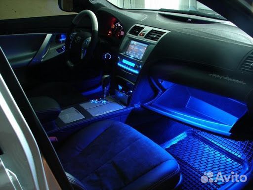 Подсветка новая в салон авто, разные цвета