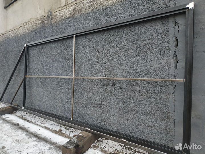 Каркас откатных ворот без установки