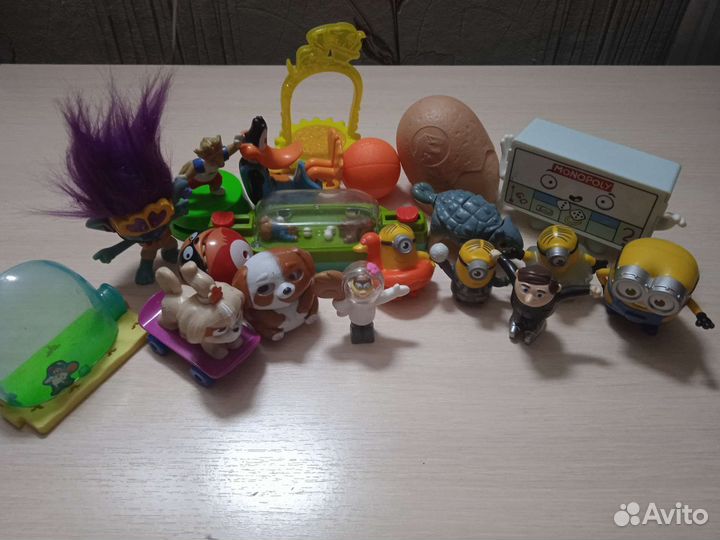 Игрушки из макдональдса