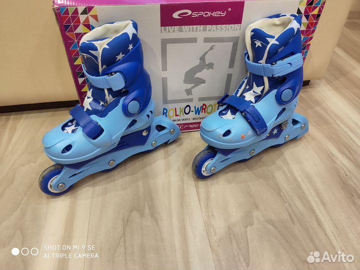 Роликовые коньки детские раздвижные Spokey Kindly