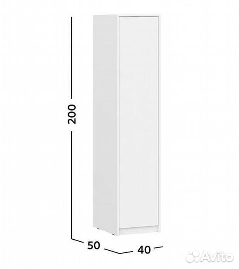 Шкаф белый распашной 130см не Икеа