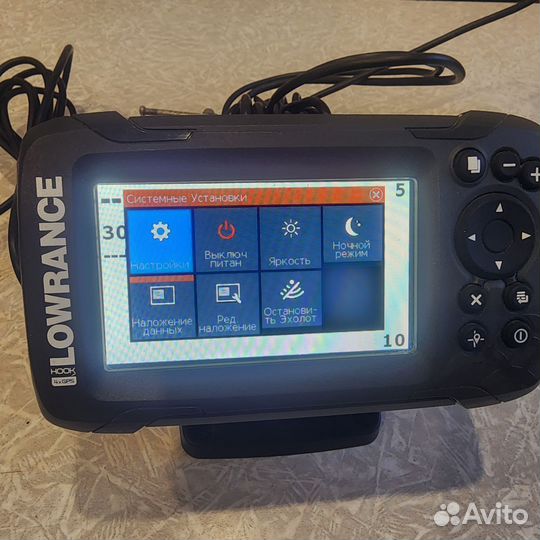 Эхолот lowrance hook2 4xGPS (+струбцина)